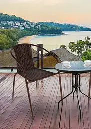 Садове крісло Jumi Bistro коричневий - мініатюра 4