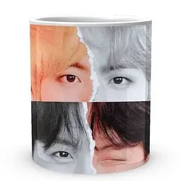 Кухоль GeekLand Bangtan Boys Кім Сокджін Чон Хосок BTS CP 04.467.868 330 мл білий - мініатюра 2