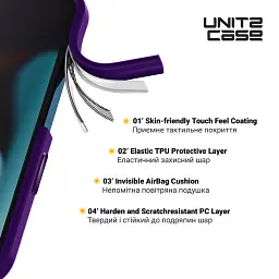 Чохол ArmorStandart UNIT2 для Apple iPhone 13 Pro Max Purple - мініатюра 2