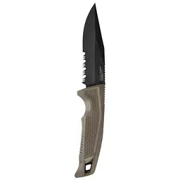 Ніж SOG Recondo FX FDE, Partially Serrated Чорний-Бежевий - мініатюра 2
