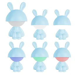 Світильник-нічник Kite LED з акумулятором Cute Bunny блакитний (K25-316-1-3) - мініатюра 3