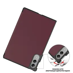 Чохол до планшета BeCover Smart Case Lenovo Yoga Tab 11 2025 (11.1") TB-710FU Red Wine (715095) - мініатюра 4