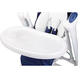 Крісло-гойдалка + стільчик для годування Caretero Indigo Navy - мініатюра 4