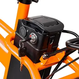 Електровелосипед EvoBike Storm V8S (1000W, 48V, 18Ah) Фетбайк Помаранчевий - мініатюра 12
