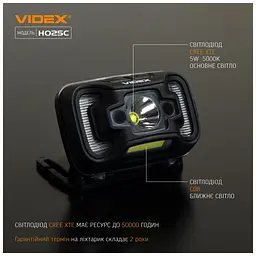 Ліхтар Videx 310Lm 5000K (VLF-H025C) - мініатюра 5