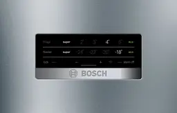 Холодильник із нижньою морозильною камерою Bosch KGN56VI30U нержавіюча сталь (KGN56VI30U) - мініатюра 2