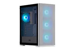 2E Gaming Корпус Virtus Neo G3301NW без БЖ 2xUSB3.0, 1xUSB2.0, 3x140мм ARGB, 1x120мм ARGB, VGA 340мм, LCS ready, контролер з пультом, TG Side Panel, ATX, білий - мініатюра 2