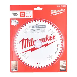 Диск пиляльний по алюмінію Alu PFTE MILWAUKEE, діаметр 190х30х2,4мм, 54 зуб. - мініатюра 2