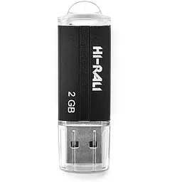 Флеш накопичувач USB 2Gb Hi-Rali Corsair чорний USB 2.0 (HI-2GBCORBK)