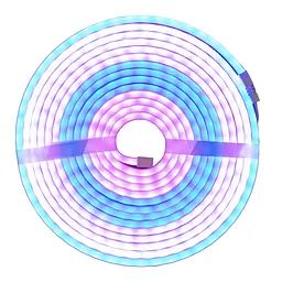 Силіконова LED стрічка неон 5 метрів світлодіодна RGB стрічка Neon Flexible Light Strip 5A