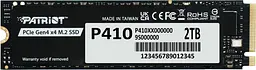 Накопичувач SSD Patriot m.2 NVMe 2Tb P410 PCIe 4.0x4 (P410P2TBM28H)
