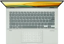 ASUS Ноутбук Zenbook 14 UX3402ZA-KM407W 14' 2.8K OLED, Intel i7-1260P, 16GB, F1TB, UMA, Win11, Морська хвиля (90NB0WC2-M00VS0) - мініатюра 7