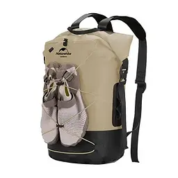 Рюкзак водонепроникний Naturehike NH21FSB04, 30 л бежевий