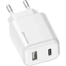 Зарядний пристрій Grand-X CH-890 Fast Charge 1xUSB-C PD20W + 1xUSB QC4.0 + AFC SCP FCP Black (CH-890) - мініатюра 2