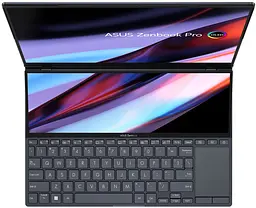 Ноутбук ASUS Zenbook Pro 14 Duo UX8402VV-P1048 14.5' 2.8K OLED, Intel i5-13500H, 16GB, F512GB, NVD4060-8, NoOS, Чорний (90NB1172-M002X0) - мініатюра 8