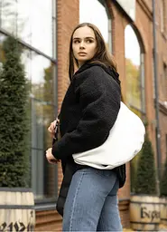 Сумка жіноча Sambag HOBO BAG-GLOVE Біла 25 х 58 х 4 см (53400008) - мініатюра 7