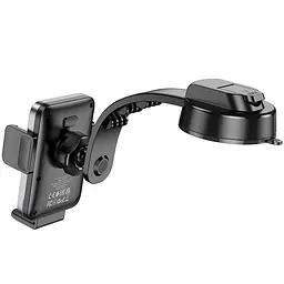 Тримач Hoco Speed wireless fast charging Car holder HW14 center console 15W 4.5-7" - мініатюра 2