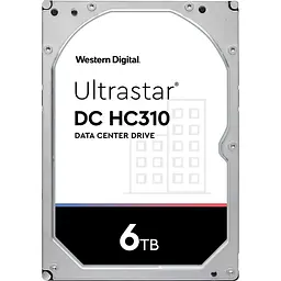 Жорсткий диск 3.5" WD Ultrastar DC HC310 6TB SATA 256MB [HUS726T6TALE6L4] [140984]
