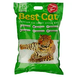 Силікагелевий наповнювач для котячого туалету Best Cat Green Apple, 10 л (SGL009)