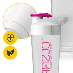 Шейкер спортивний 4FIZJO Ultra 700 мл White/Pink (P-5905973407069) - мініатюра 11
