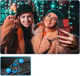 Панель BeCover Military для Motorola Moto E30 / E40 Red (708185) - мініатюра 2