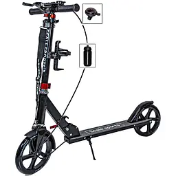 Самокат Scale Sports 52х10х80-96 см Чорний 000231290