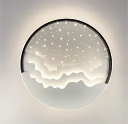 Стельовий LED світильник з імітацією нічного неба | Line F | Арт. 2359-500 WT+BK - мініатюра 4