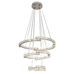 Люстра стельова LED Levistella 802L8517 CH, 82W, регульована температура світла, сучасний стиль, хромований метал - мініатюра 2