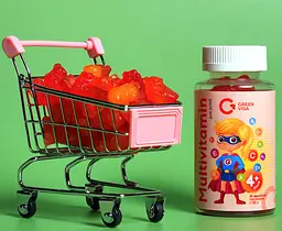 Мультивітаміни для дітей Multivitamin 60 желейних пастилок Грін Віза - мініатюра 4