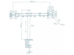 Настільне кріплення Walfix DM-400B - мініатюра 2
