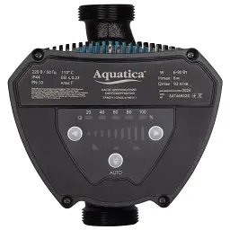Насос циркуляційний енергозберігаючий 6-90Вт Hmax 6м Qmax 92л/хв Ø1½" 180мм + гайки Ø1" AQUATICA GPA25-6/180 IV (774071) - мініатюра 2