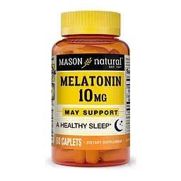 Натуральна добавка Mason Natural Melatonin 10 mg, 60 каплет