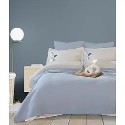 Літня постільна білизна Palm Mavi з покривалом 220*240 см Moss Home pbe0051397
