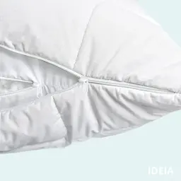 Подушка Ideia Classica Soft з блискавкою 70х50 2 шт. (8-32960 білий) - мініатюра 3