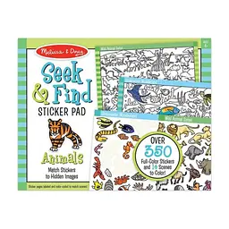 Набор для творчества Melissa & Doug Найди и наклей наклейку Животные (MD30152/MD40152)