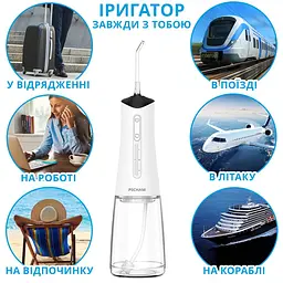 Іригатор Pecham Travel PC-5240 White - мініатюра 4