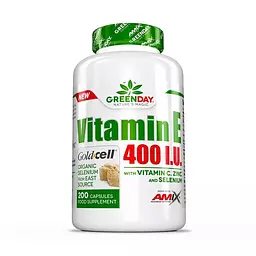 Вітаміни та мінерали AMIX GreenDay Vitamin E 400 IU Life+, 200 капсул