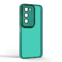 Защитный чехол для Infinix Hot 60 5G, Shade, зеленый, TPU+PC, матовый, защита всего корпуса, панель-накладка, противоударный, с высокими бортами, амортизирует удары при падениях, ArmorStandart (ARM88250) - мініатюра 2