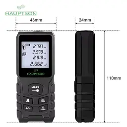 Лазерний далекомір HAUPTSON C6-70 LDM-B70m 70 м, лазерна рулетка - мініатюра 3