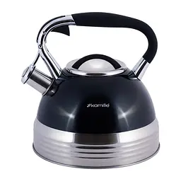 Чайник із свистком Kamille KM-0696BL 2.7 л чорний - мініатюра 8