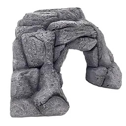 Декорація кутове укриття Hobby Rocky Corner Shelter 19×17,5×13,5 см для тераріуму та акваріума (36506) - мініатюра 4