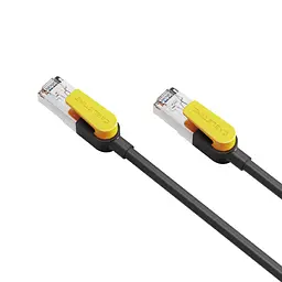 Патч-корд CableTime Cat7 FTP 10Gbps 600MHz, 10 м, чорний (CN70S)