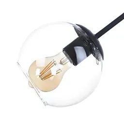 Люстра Brille молекула в зал E27 60W BK (BL-338S/4) - мініатюра 4