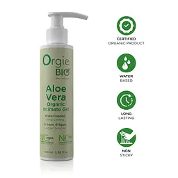 Лубрикант на водній основі Orgie – Bio Aloe Vera Intimate Gel (100 мл), екстракт алое вера - мініатюра 3