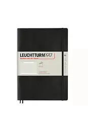 Блокнот Leuchtturm1917 Composition (B5), М'яка обкладинка, чорний, клітинка (362870)