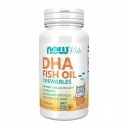 ДГК для детей Now Foods DHA 100 мг Chewable 60 sgels