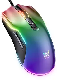 Комп'ютерна мишка Onikuma C22 з RGB підсвіткою 6400 DPI дротова ігрова для комп’ютера та ноутбука безшумна - мініатюра 3