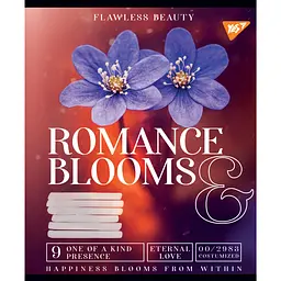 Набір зошитів Yes Romance Blooms A5 в клітинку 36 листів 15 шт. - мініатюра 4