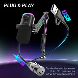 Мікрофон Fifine AM8PROT USB/XLR Black (AM8PROT) - мініатюра 13