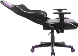 Геймерське крісло GT Racer чорне з фіолетовим (X-2528 Black/Purple) - мініатюра 7